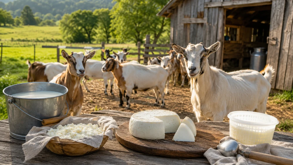 How Many Goats Do You Need to Make Cheese